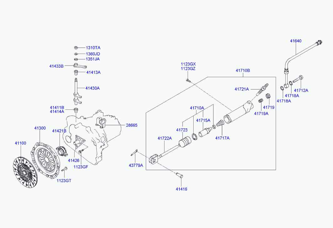 LYNXauto CL-1869 - Комплект сцепления d 215 mm HYUNDAI AccentLC-MC 1.5-1.6 00> - Getz 1.4-1.6 02> autodnr.net