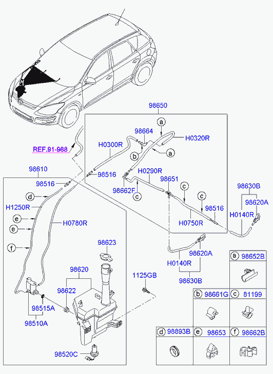Hyundai 98510-2L100 - Мотор омивача скла вітрового autocars.com.ua