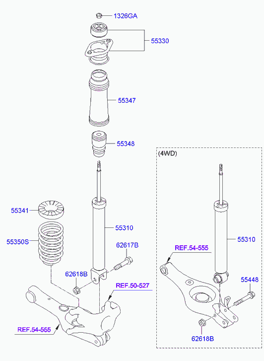 Kavo Parts SSM-10117 - Опора стойки амортизатора, подушка autodnr.net