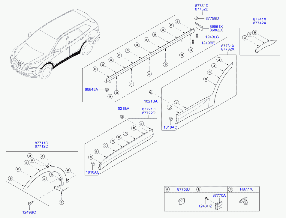 Zekkert BE-3550 - Зажим, молдинг / защитная накладка autodnr.net