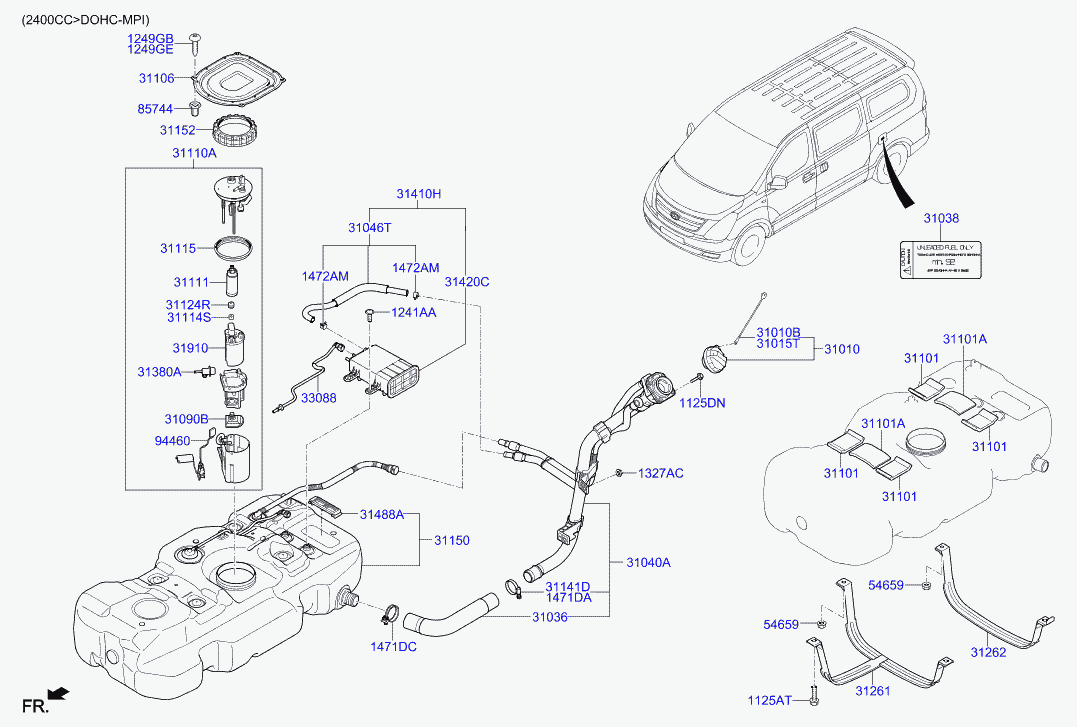 Hyundai 310152D500 - Лампа розжарювання, фара денного освітлення autocars.com.ua