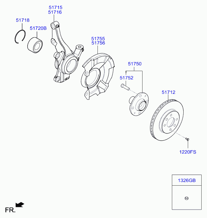 Zekkert BS-6236 - Диск торм. перед. Hyundai i20 II 14-  Solaris II 17-  Kia Rio IV 17- autodnr.net