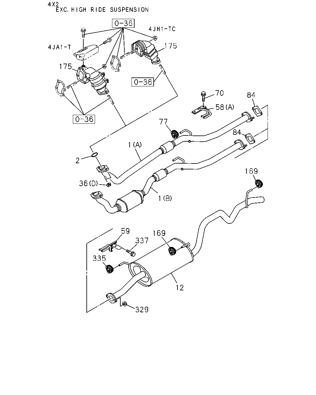 ISUZU 8-97096-192-1 - Гайка, випускний колектор autocars.com.ua