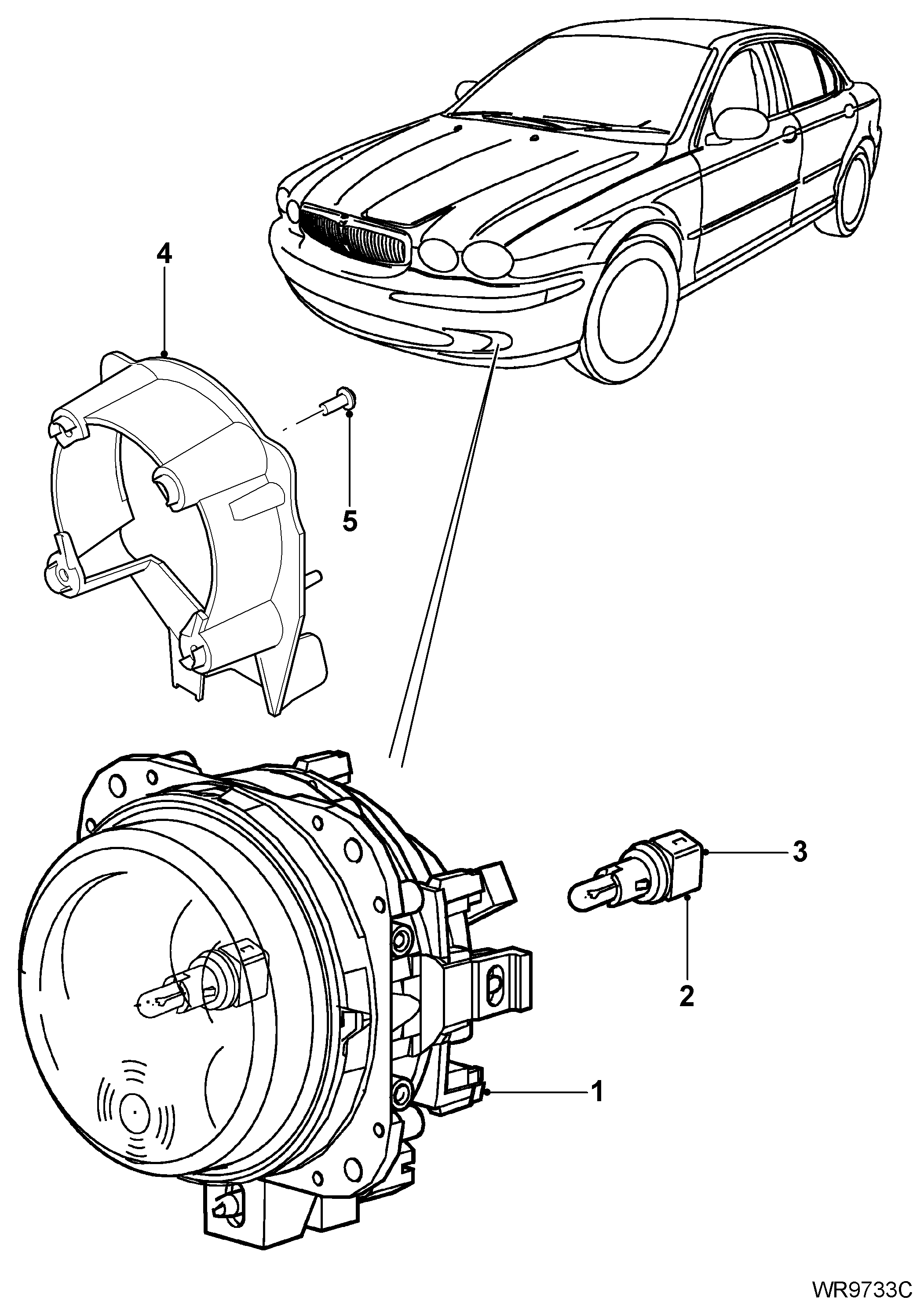 RENAULT XR837532 - Fog lamp autocars.com.ua