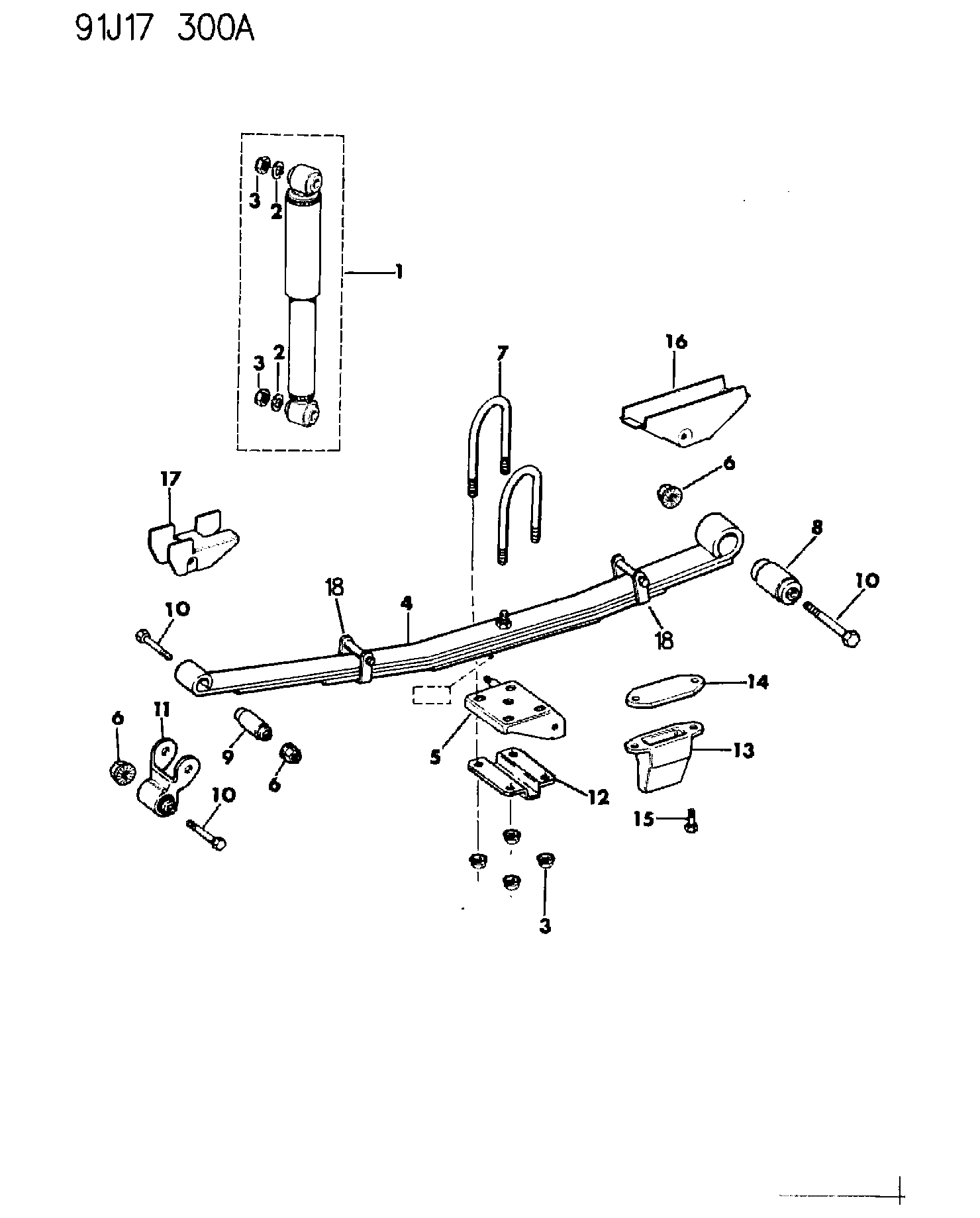 Jeep 5200 0504 - Втулка, відбійник пружини autocars.com.ua