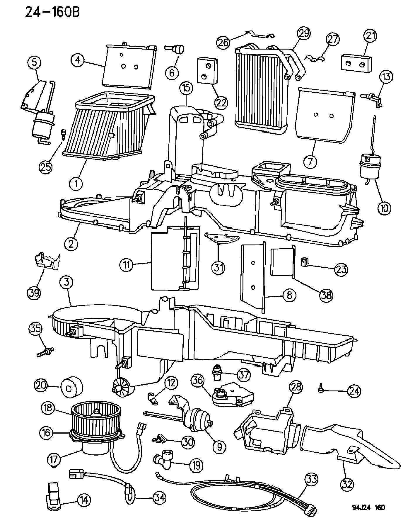 Jeep 479 8705 - Випарник, кондиціонер autocars.com.ua