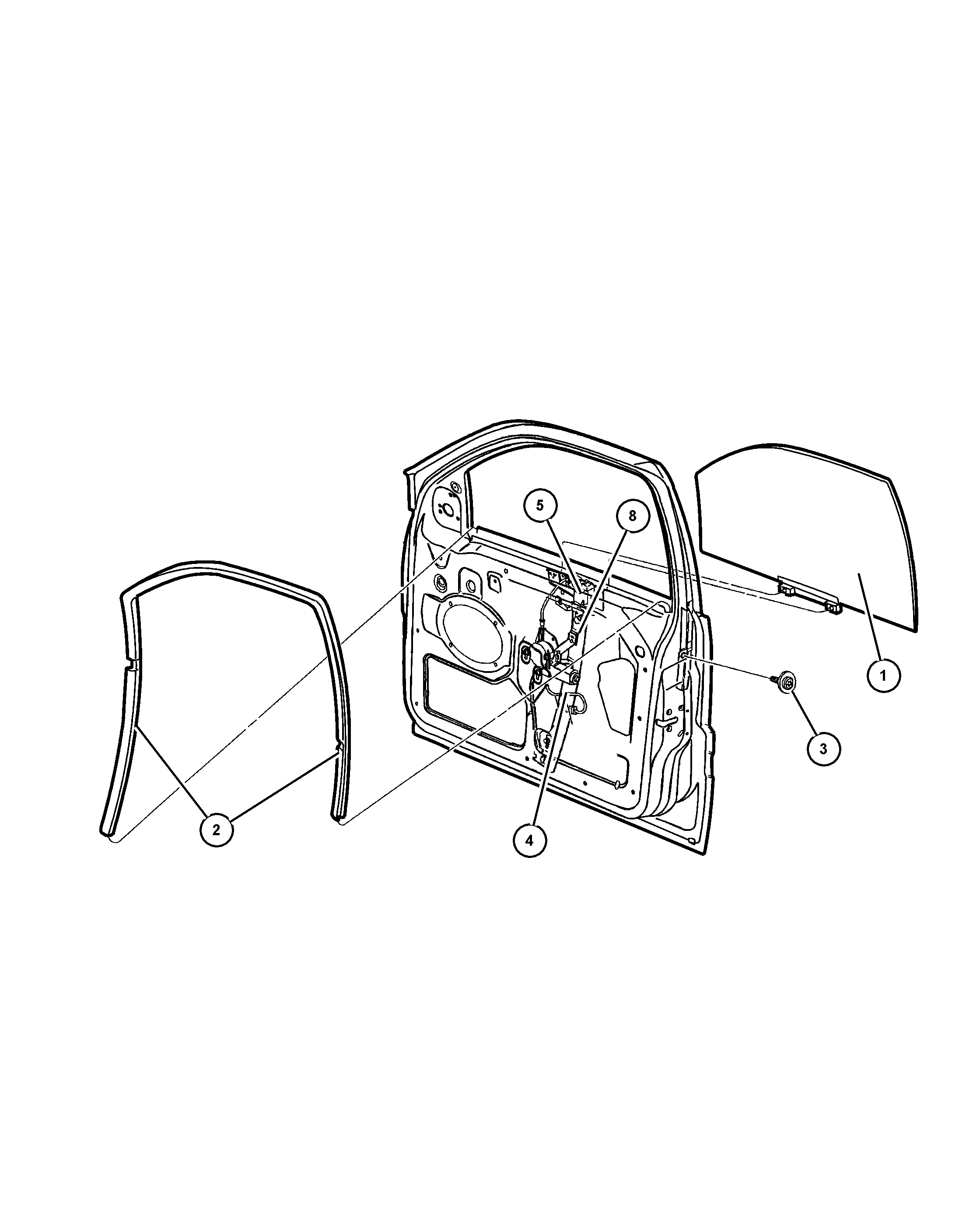 Jeep 55076 466AB - Стеклоподъемник avtokuzovplus.com.ua