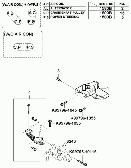Kavo Parts DMV-4013 - Поликлиновой ремень autodnr.net
