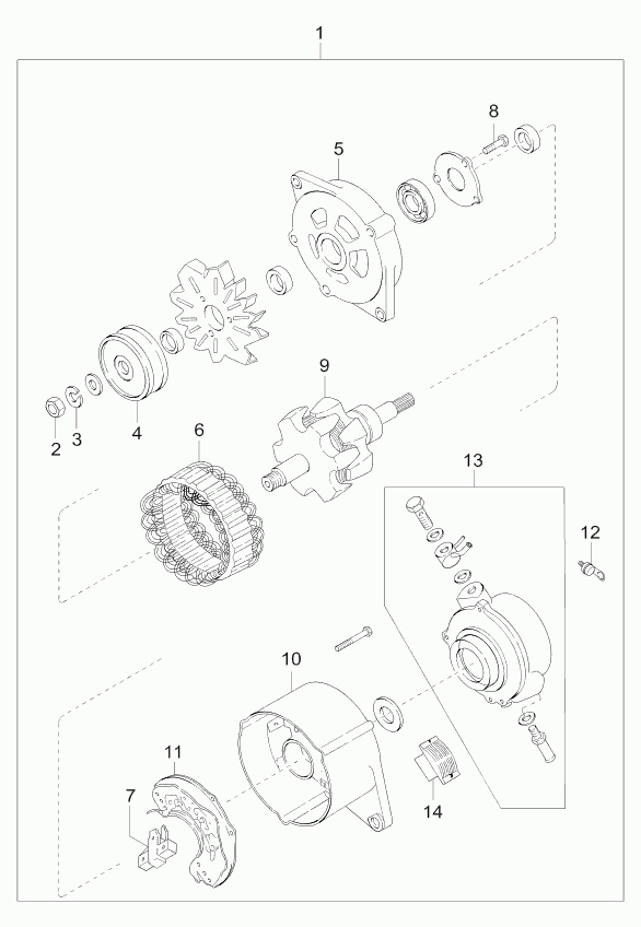 KIA 0K79A18300 - Генератор autocars.com.ua