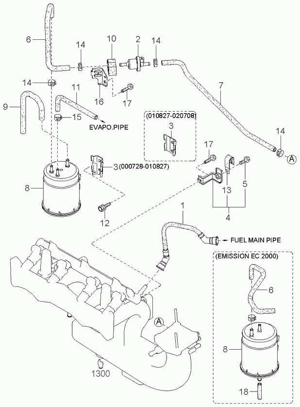 Meat & Doria 9313 - Клапан вентиляции топливного бака Hyundai Getz TB  VW Golf III 1.6 autodnr.net