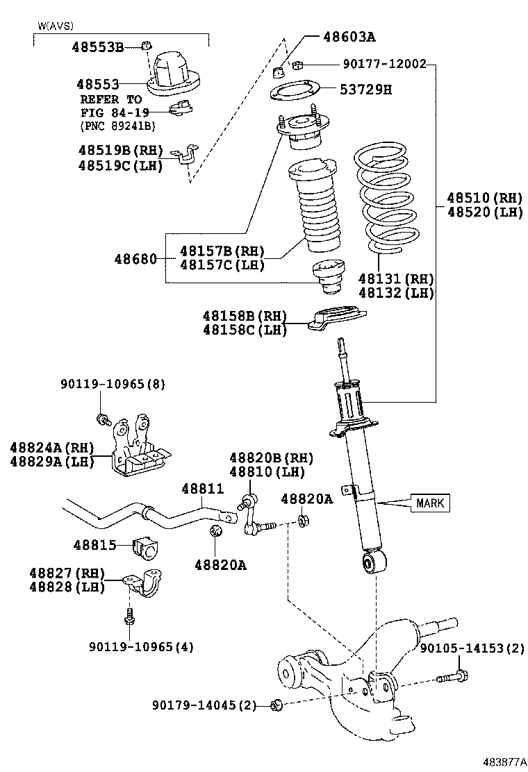 TOYOTA 48157-30250 - Пильник амортизатора, захисний ковпак autocars.com.ua