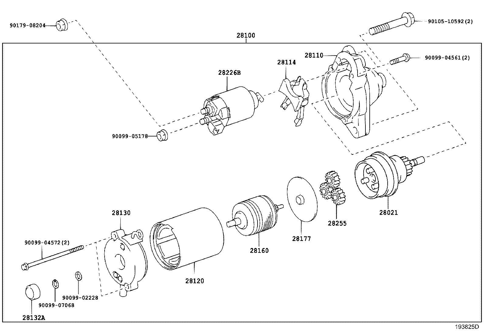 TOYOTA 2810031071 - Стартер avtokuzovplus.com.ua