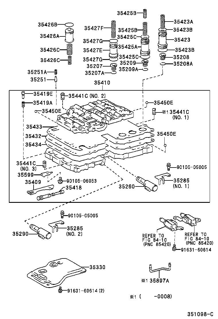 TOYOTA 35330-60030 - Гидрофильтр, автоматическая коробка передач avtokuzovplus.com.ua