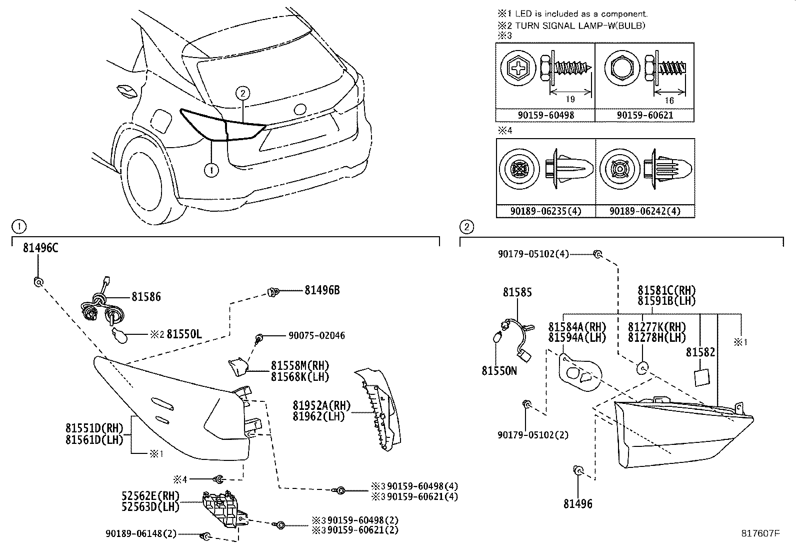 TOYOTA 8149652020 - Зажим, молдинг / защитная накладка avtokuzovplus.com.ua