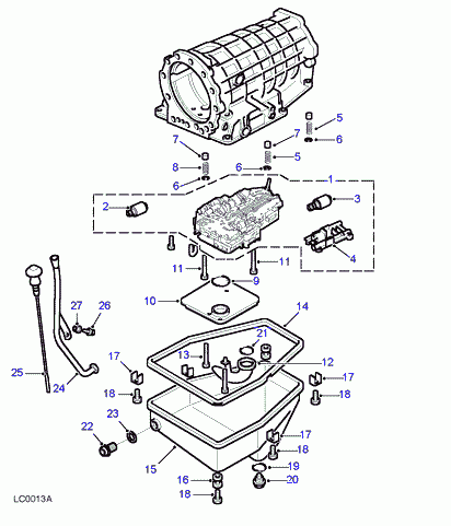 Rover RTC 4268 - Прокладка, масляний піддон автоматичної коробки передач autocars.com.ua