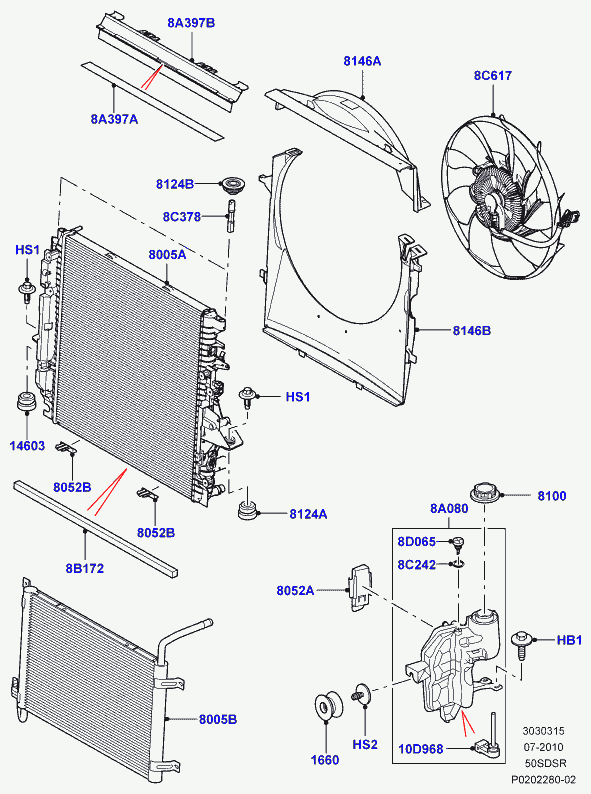 Land Rover LR012644 - Вентилятор, охлаждение двигателя avtokuzovplus.com.ua