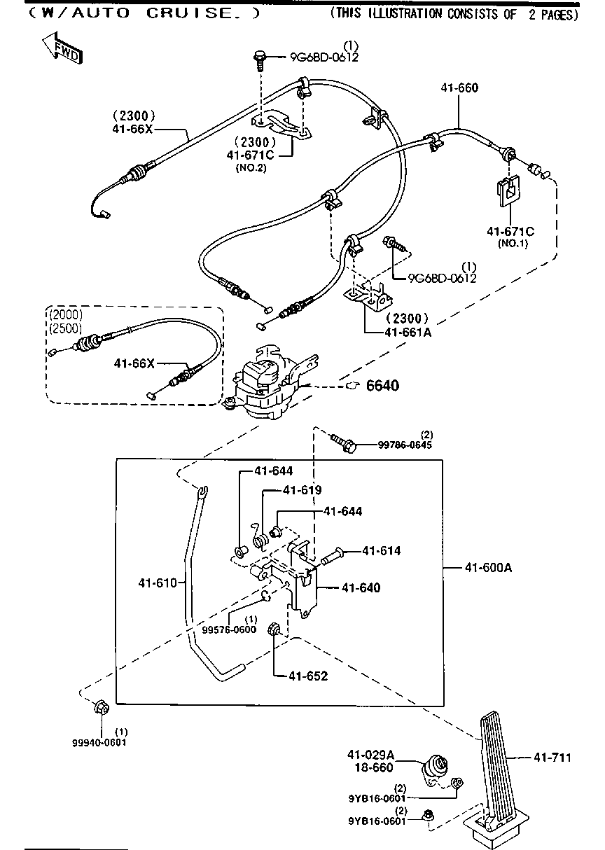 MAZDA TA02-41-660A - Тросик газу autocars.com.ua