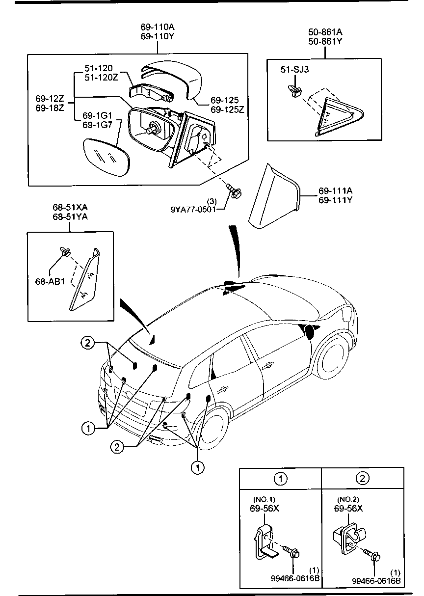 Prasco MZ8027426 - Фонарь указателя поворота autodnr.net