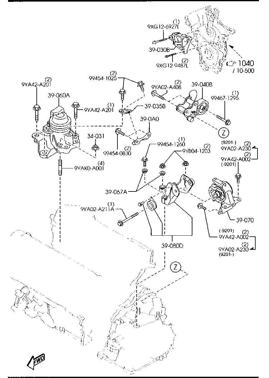 DYS 71-04463 - Подушка, опора, подвеска двигателя autodnr.net