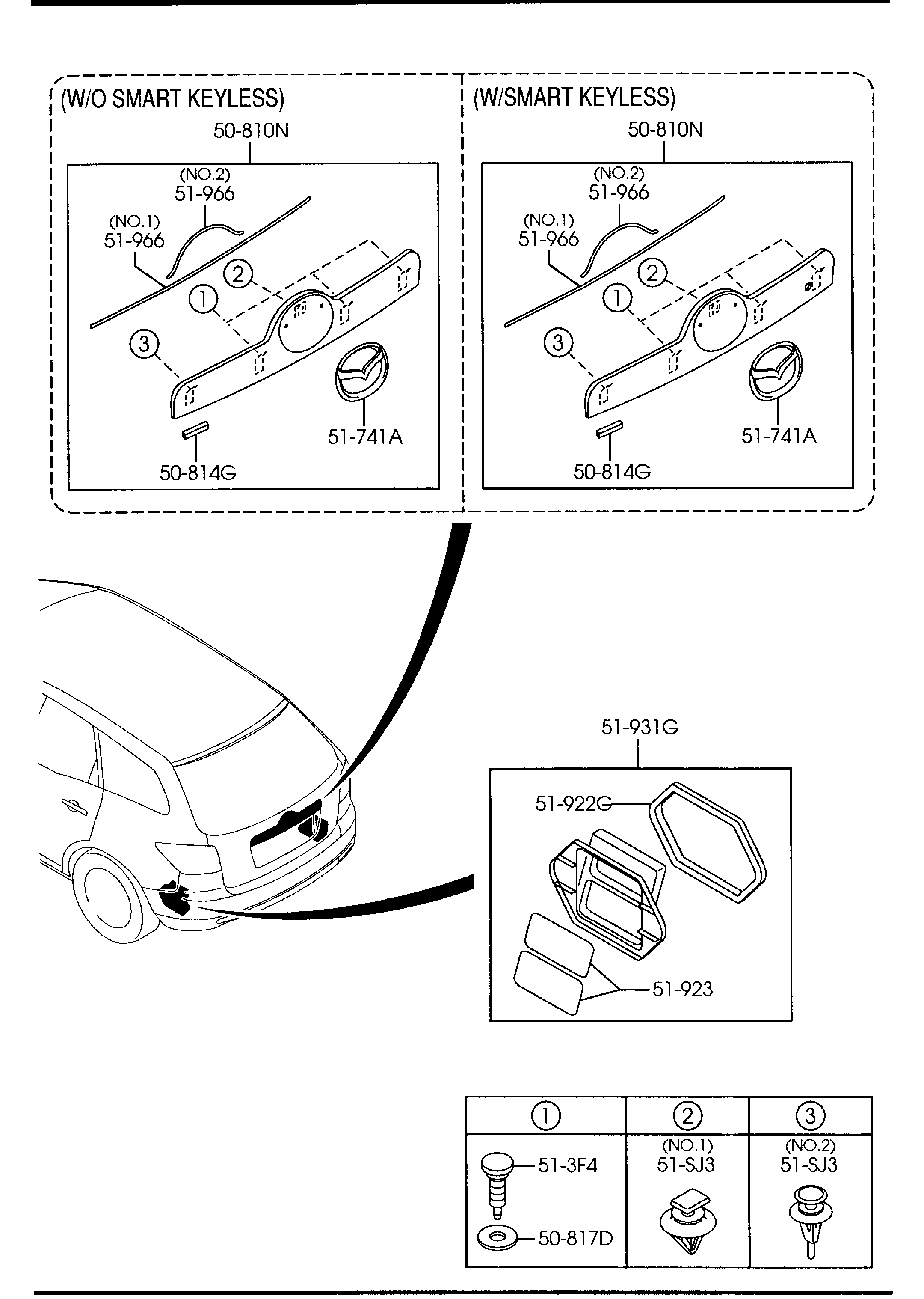 MAZDA GJ6E-50-715A - FASTENER avtokuzovplus.com.ua