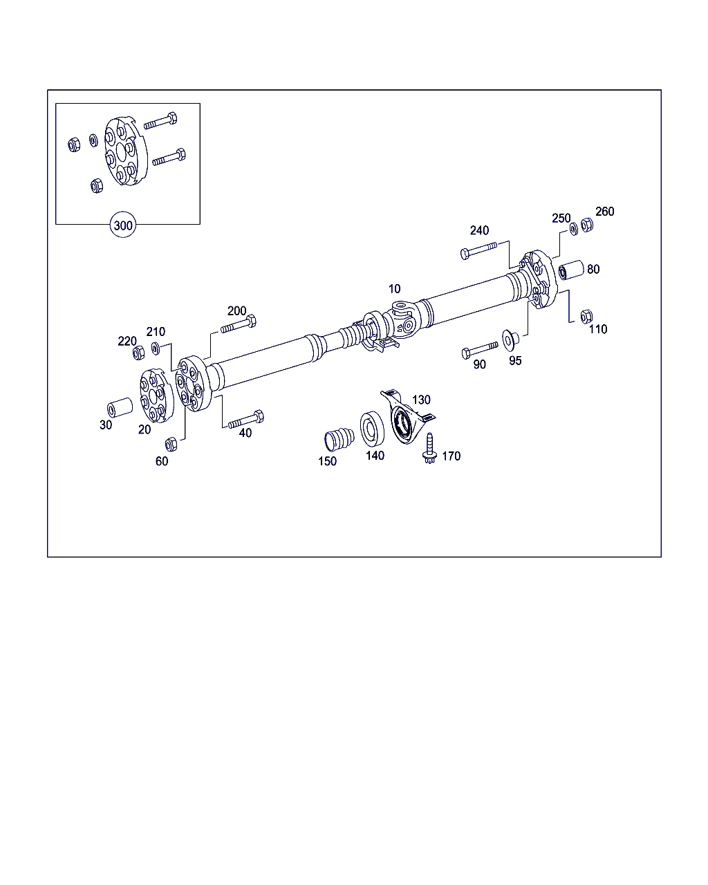 Smart A 204 410 11 81 - Підвіска, карданний вал autocars.com.ua