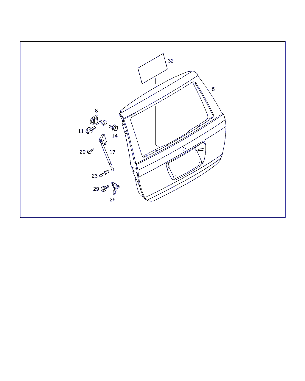 Mercedes-Benz A 163 740 03 45 - Газовая пружина, упор avtokuzovplus.com.ua