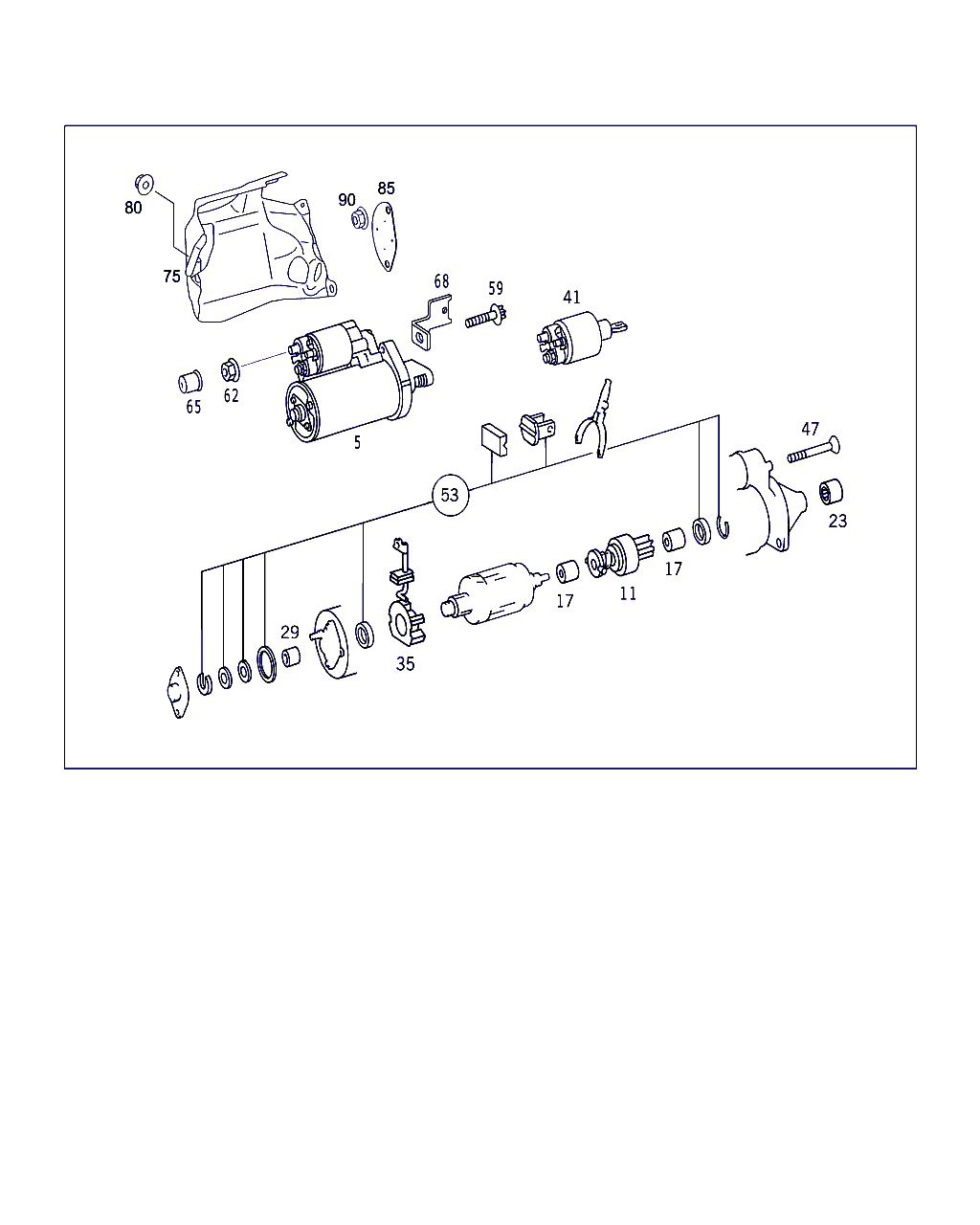 Mercedes-Benz A 001 151 25 14 - Кронштейн, угольная щетка avtokuzovplus.com.ua