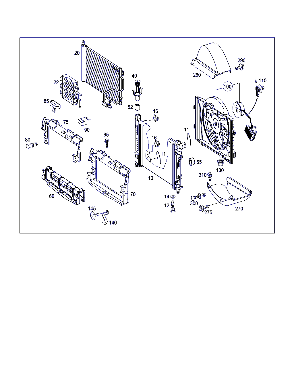 LYNXauto RB-2154 - Радиатор охлаждения паяный AT MERCEDES-BENZ C180-240W203 00-07 - CLK200-320C209 02> - SLK200R17 autodnr.net