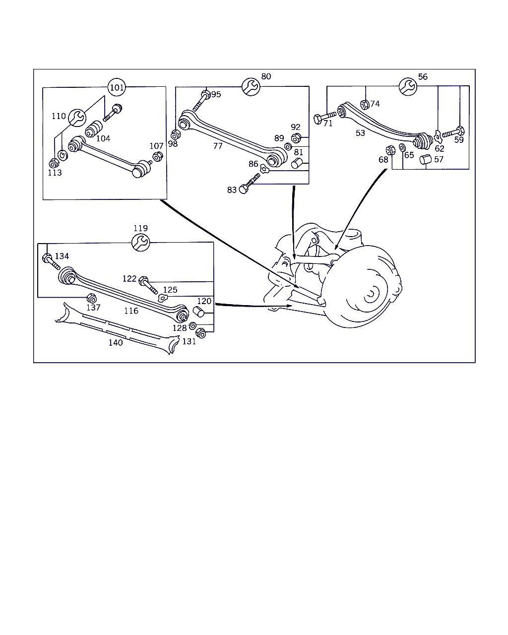 GSP S060218 - Рычаг подвески MERCEDES-BENZ 190 W201 autodnr.net
