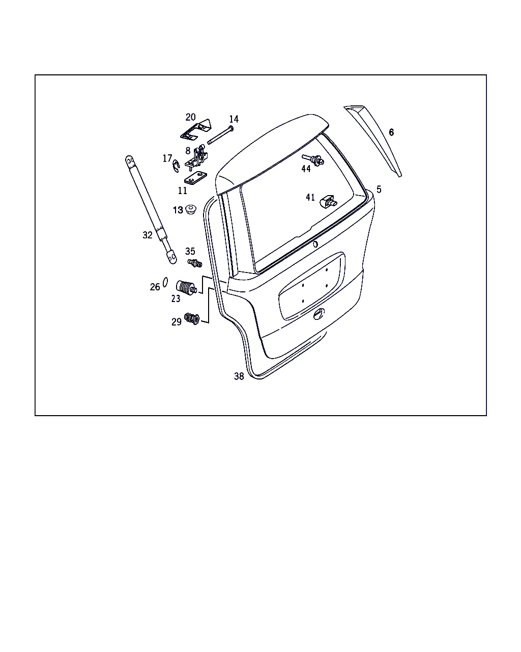 Mercedes-Benz A 168 980 12 64 - Газовая пружина, упор avtokuzovplus.com.ua