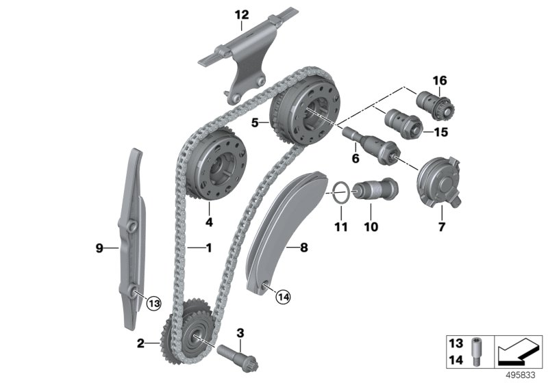 Mini 13 52 7 617 476 - Шестерня, топливный насос высокого давления avtokuzovplus.com.ua