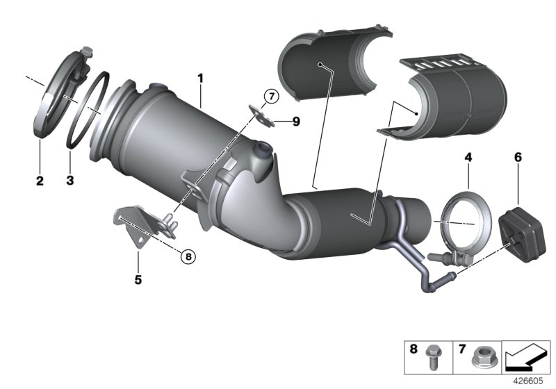 Mini 18327634632 - Каталізатор autocars.com.ua