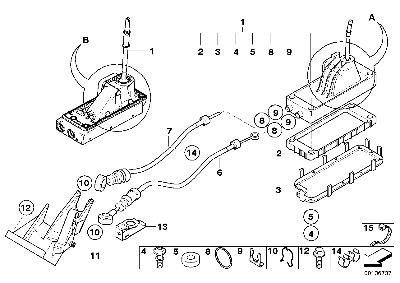 Febi Bilstein 179640 - Трос, ступенчатая коробка передач autodnr.net