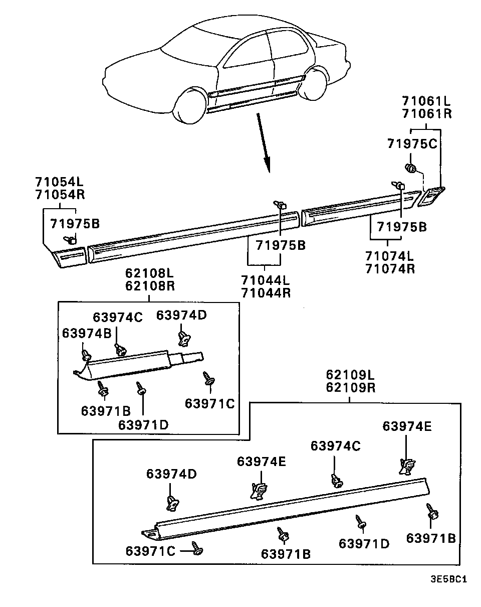 Zekkert BE-3004 - Зажим, молдинг / защитная накладка autodnr.net