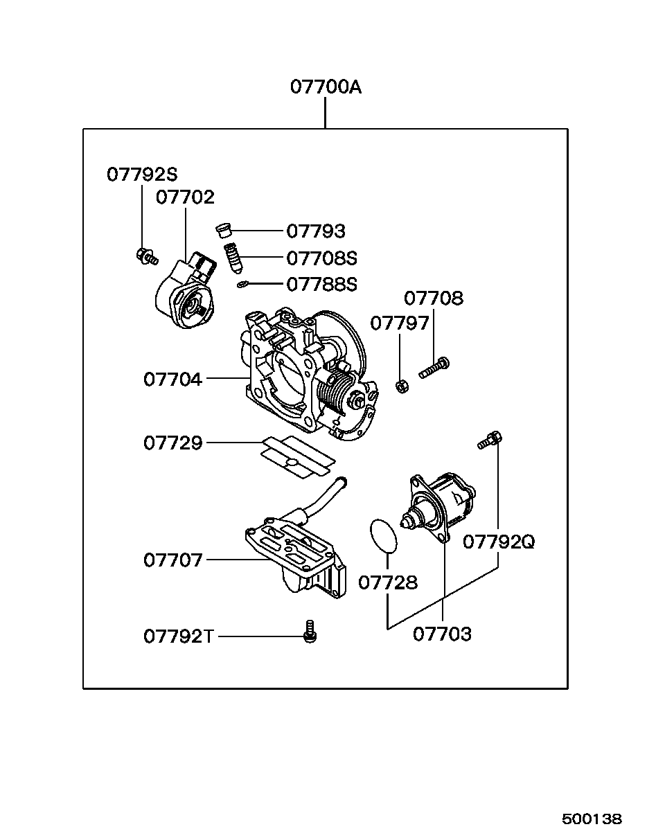 Mitsubishi MD614568 - Поворотна заслінка, підведення повітря autocars.com.ua