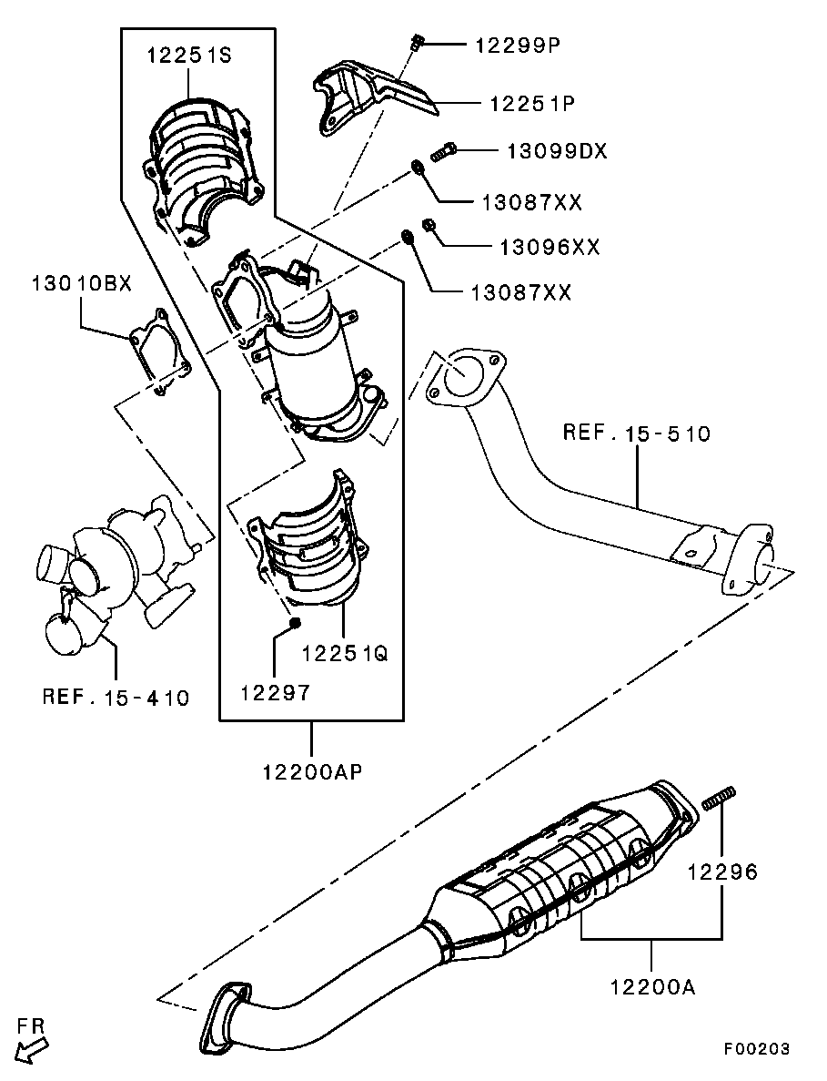 Mitsubishi MR529716 - Прокладка, труба вихлопного газу autocars.com.ua