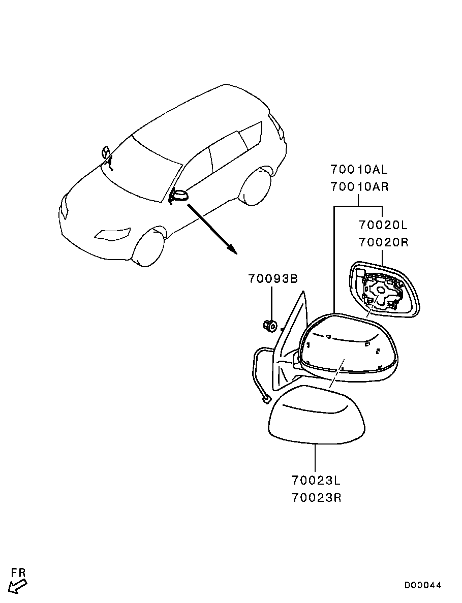 Alkar 9051866 - Наружное зеркало autodnr.net