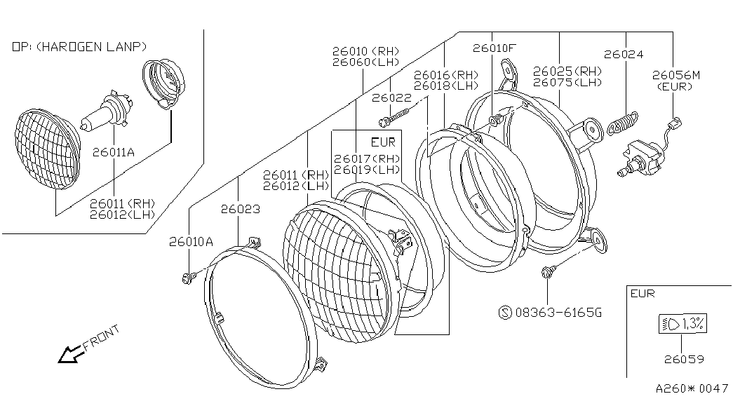 Nissan 26025-25w00. Headlamp ASSY. Ниссан Патрол y60 задние фонари. Nissan b6010-5f206 фара основная.