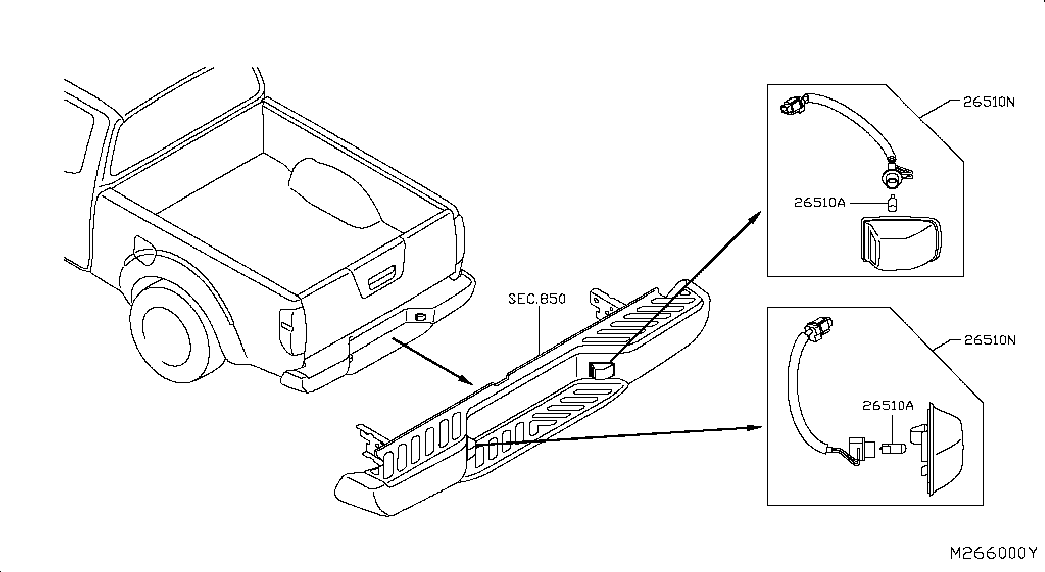 NISSAN 26261-ZR00A - BULB-LICENSE PLATE LAMP avtokuzovplus.com.ua