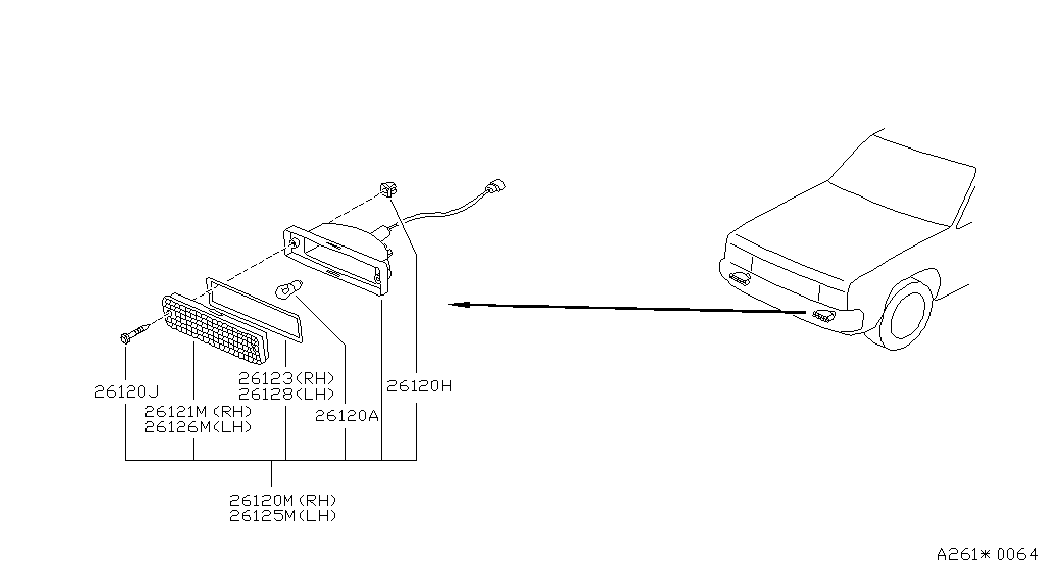 NISSAN 2671789950 - Лампа, противотуманные . задние фонари avtokuzovplus.com.ua