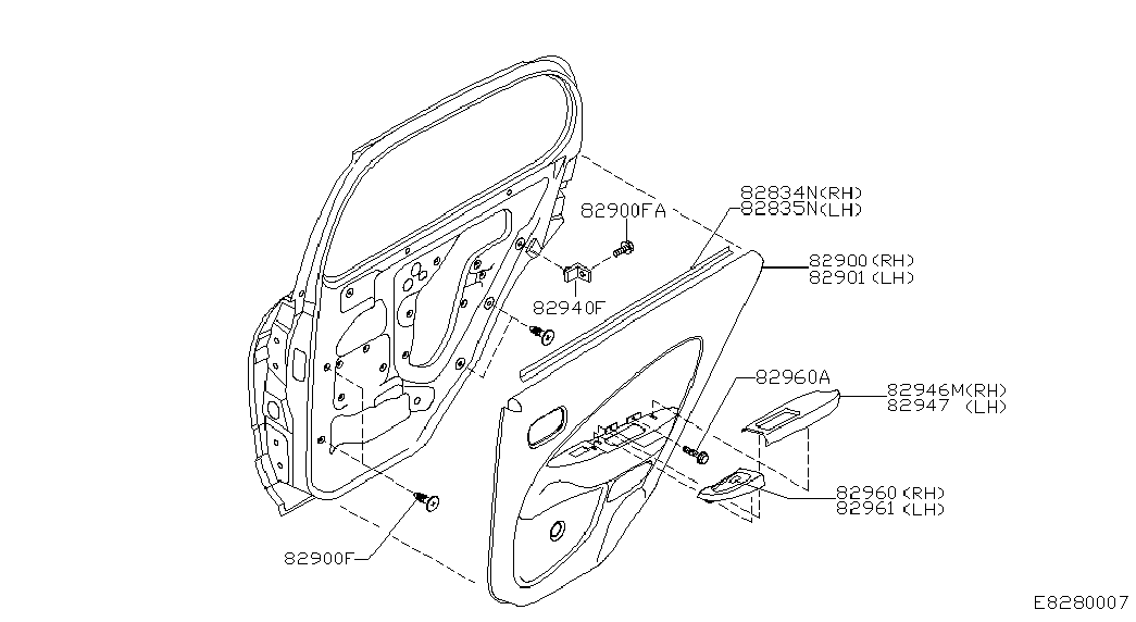 NISSAN 01553-08361 - Зажим, молдинг / захисна накладка autocars.com.ua