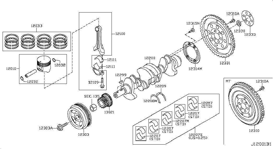 NISSAN 13021-6N20A - Комплект цепи привода распредвала avtokuzovplus.com.ua