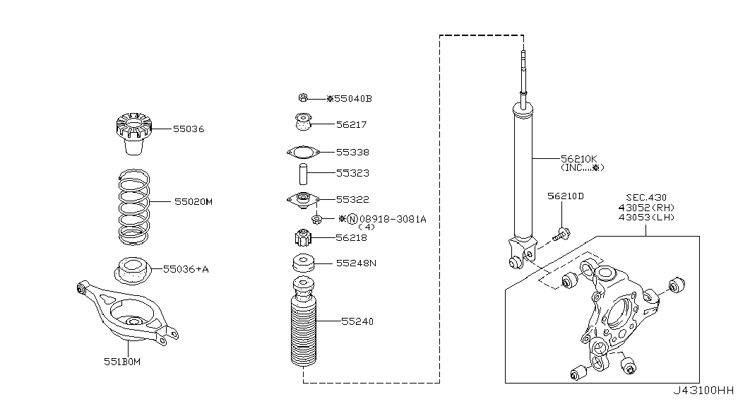 NISSAN 56210-CD726 - Амортизатор autocars.com.ua