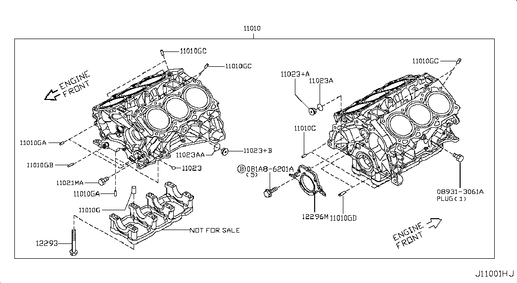 NISSAN 12296-31U20 - Уплотняющее кольцо, коленчатый вал avtokuzovplus.com.ua