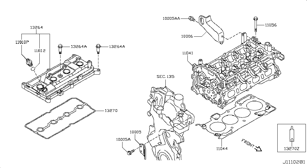 DACIA 11 04 4EN 20B - GASKET-CYLINDER HEAD autocars.com.ua