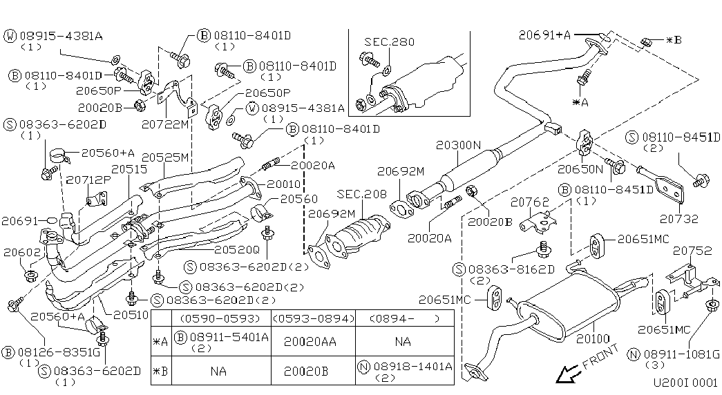FA1 791-943 - Прокладка выхлопной системы autodnr.net