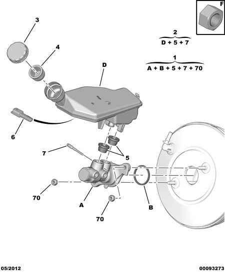 Brembo M 61 139 - Главный тормозной цилиндр autodnr.net