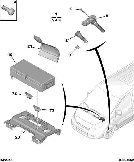 Lancia 96 771 305 80 - Датчик частоти обертання колеса, контроль тиску в шинах autocars.com.ua