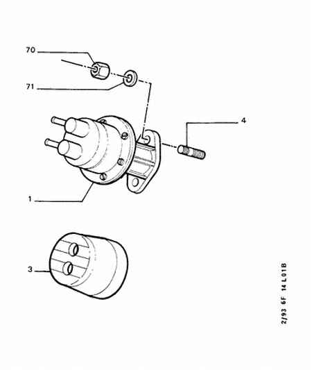 PEUGEOT 1455 02 - PETROL FEED PUMP autocars.com.ua