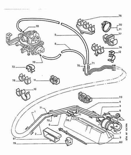 PEUGEOT (DF-PSA) 6981 K9 - Шланг радіатора autocars.com.ua